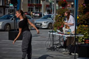 Angie Smalis and Lara Gallagher. Image credit Maurice Gunning.