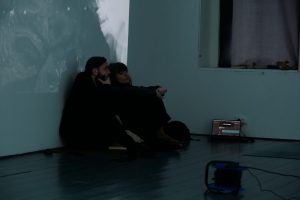 Billy Kemp and Sophie Hutchinson. Image credit Lucy Dawson.